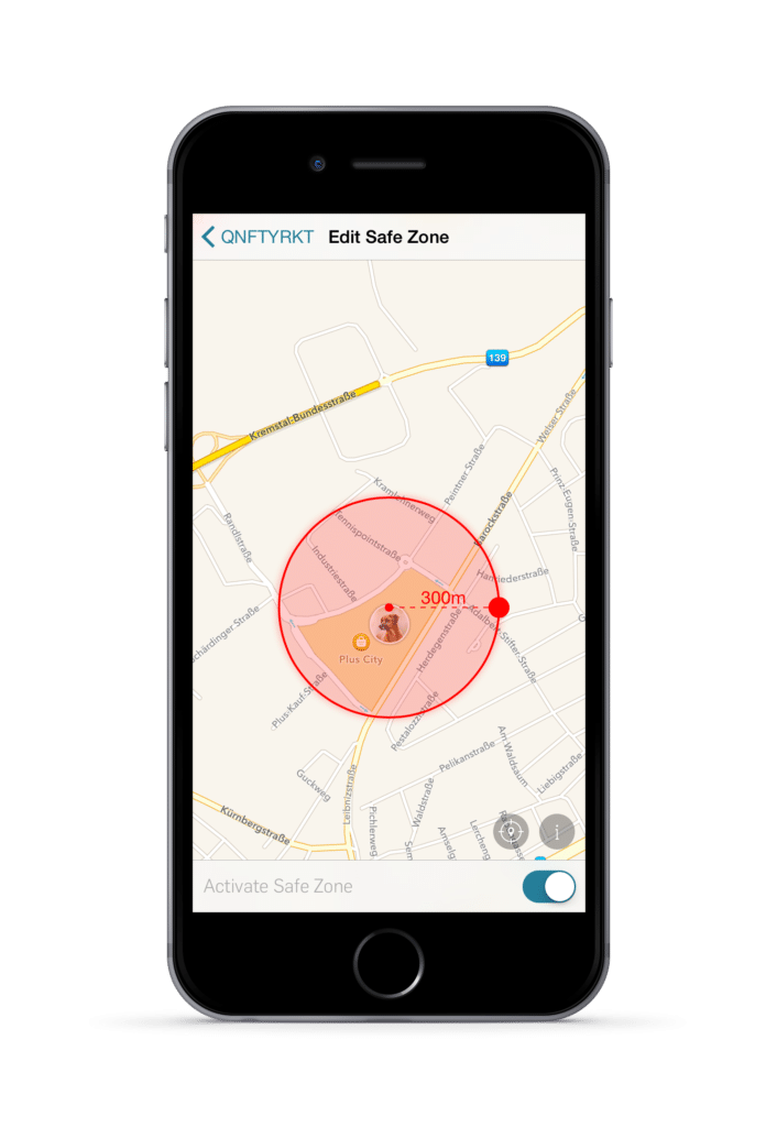 GPS für Katzen - Geo Fence Funktion