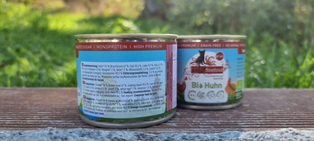 Catz Finefood Bio Deklaration Zutaten