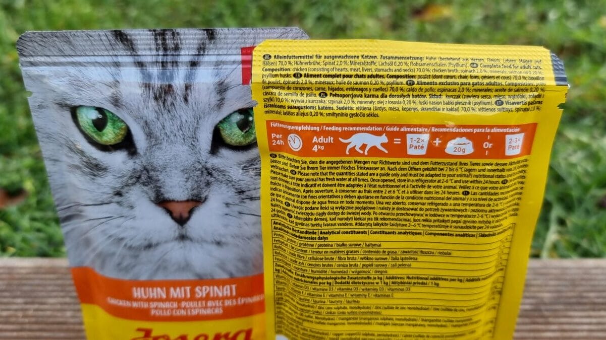 Josera Katzenfutter Deklaration