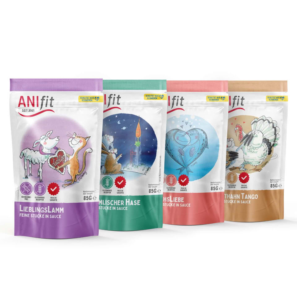 ANIfit Frischebeutel Mix-Paket für Katzen