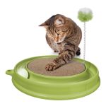 Ballschiene und Scratchpad für Katzen